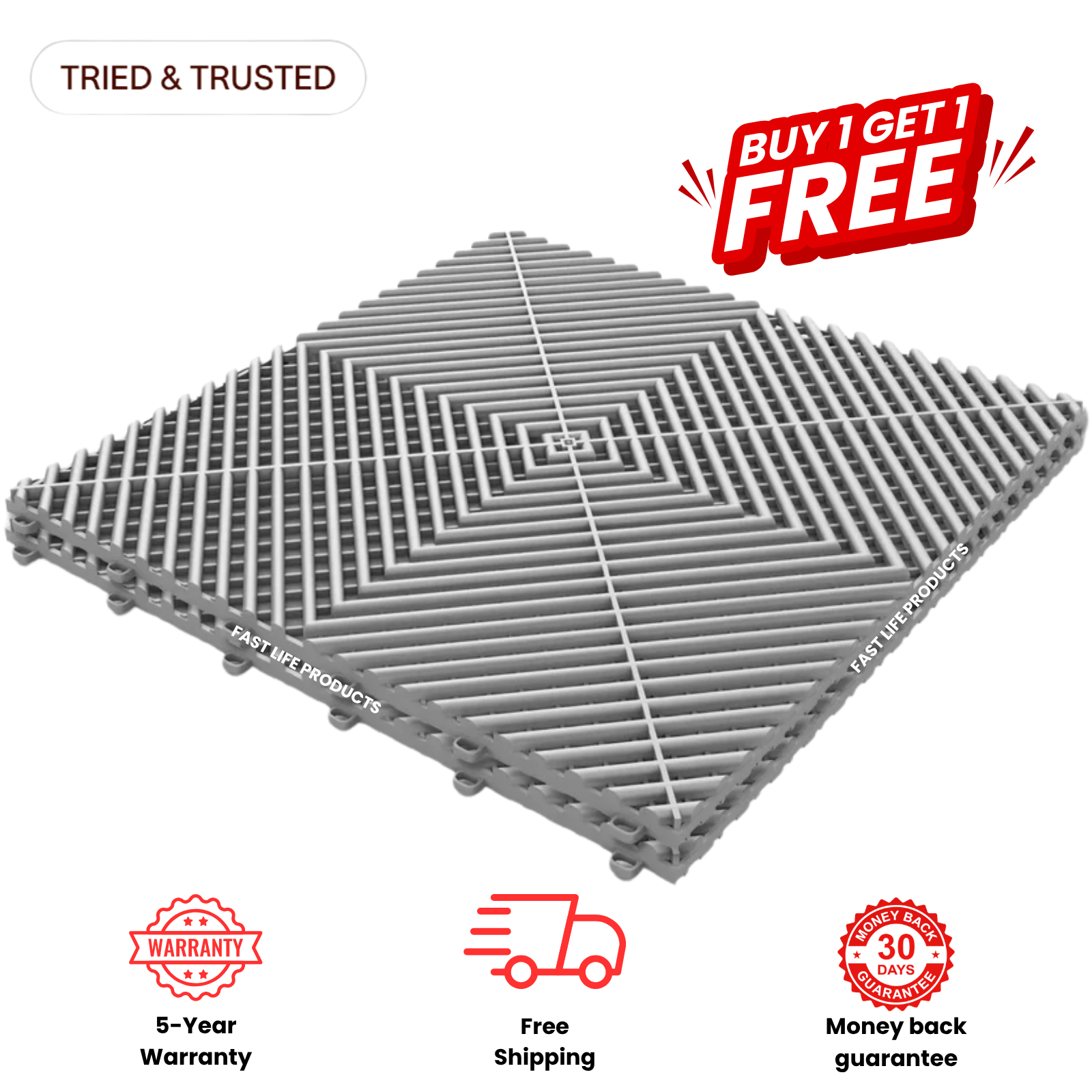 APEX — Premium Vented Garage Tile