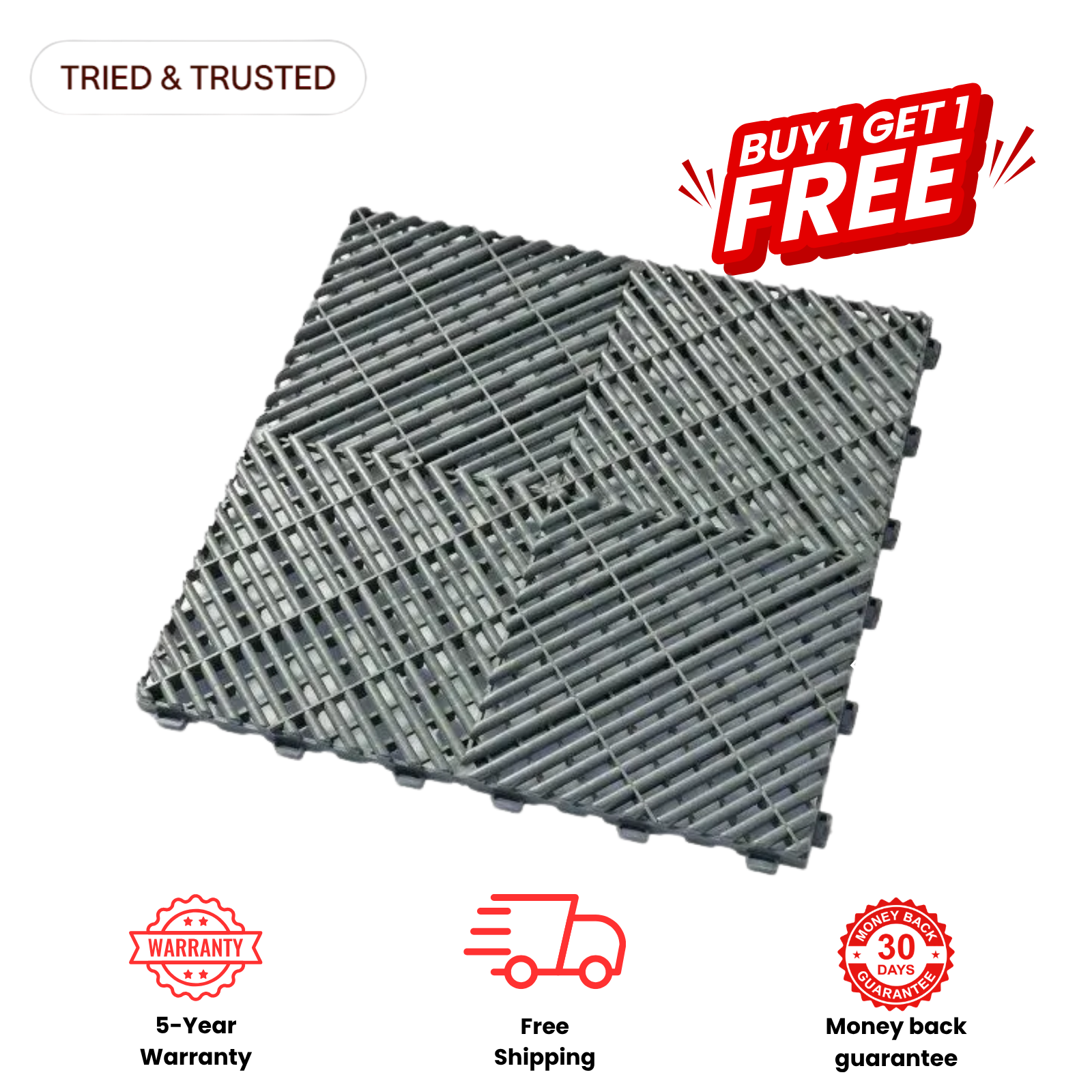APEX — Premium Vented Garage Tile