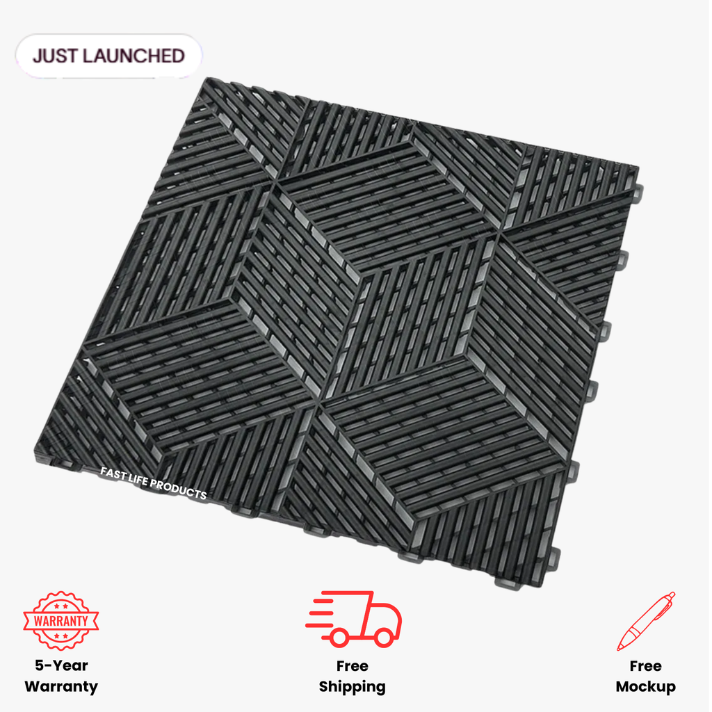 CYBER — 3D Futuristic Garage Tile