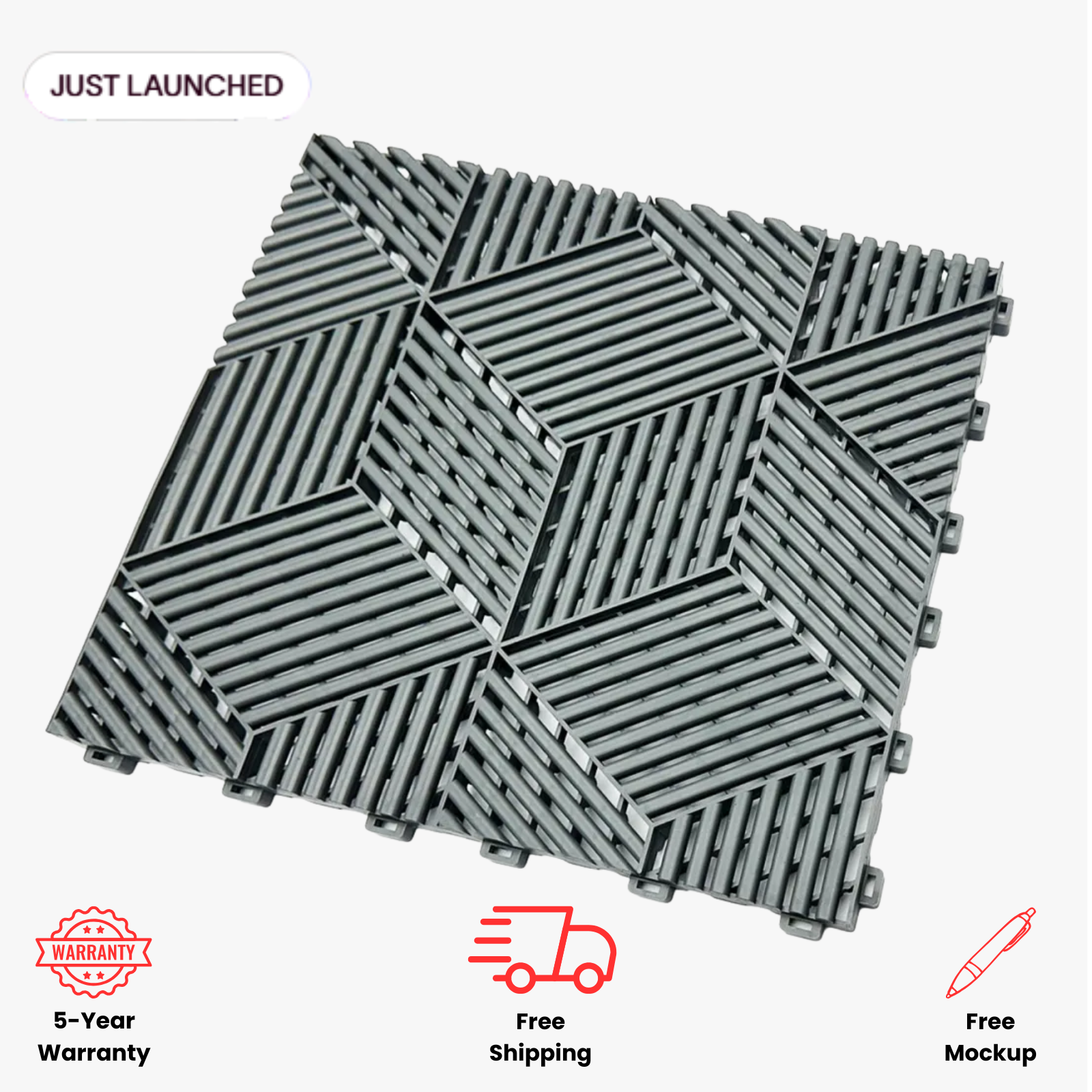 CYBER — 3D Futuristic Garage Tile