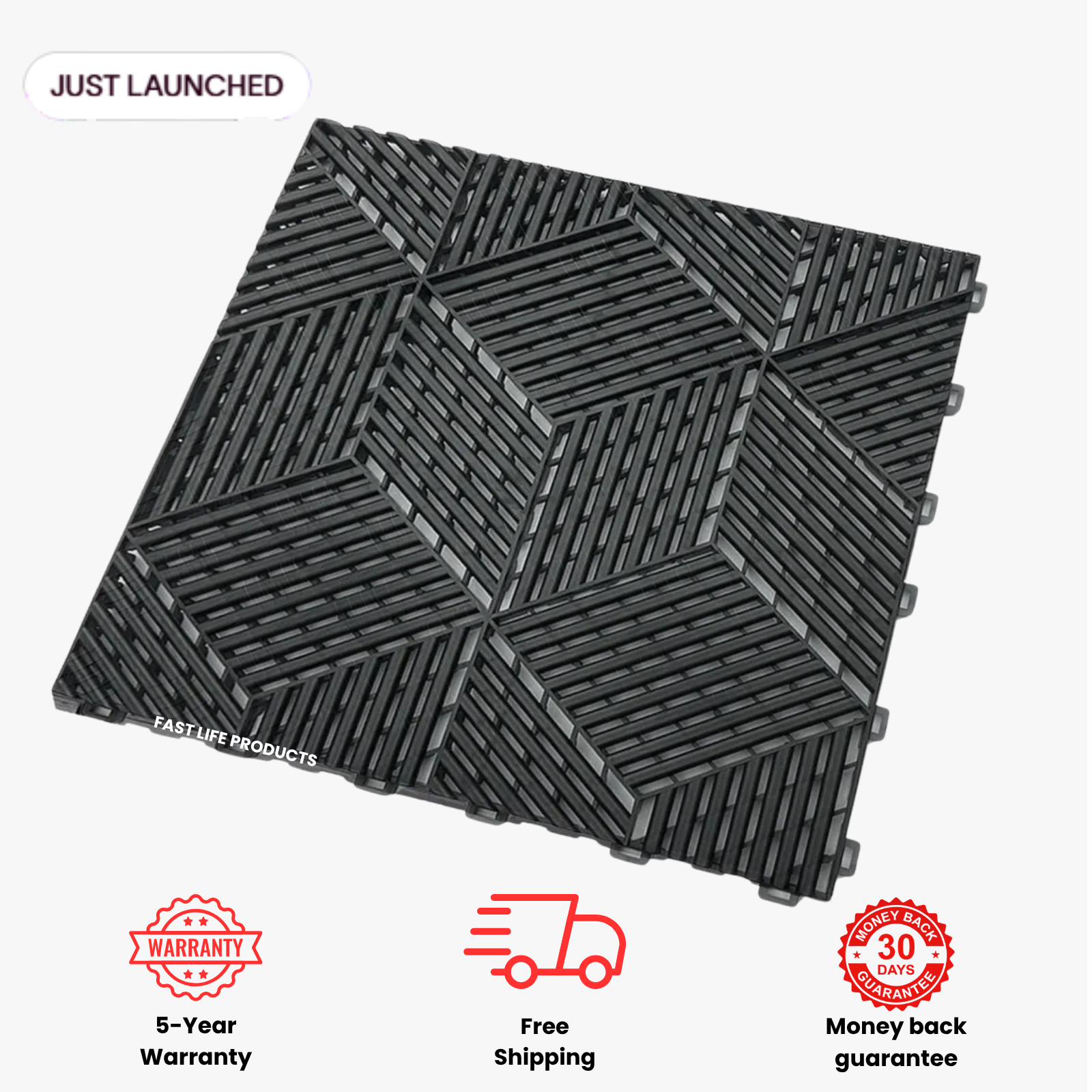 CYBER — 3D Futuristic Garage Tile