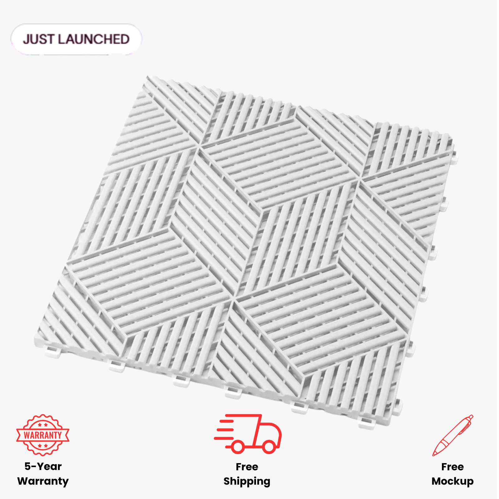 CYBER — 3D Futuristic Garage Tile