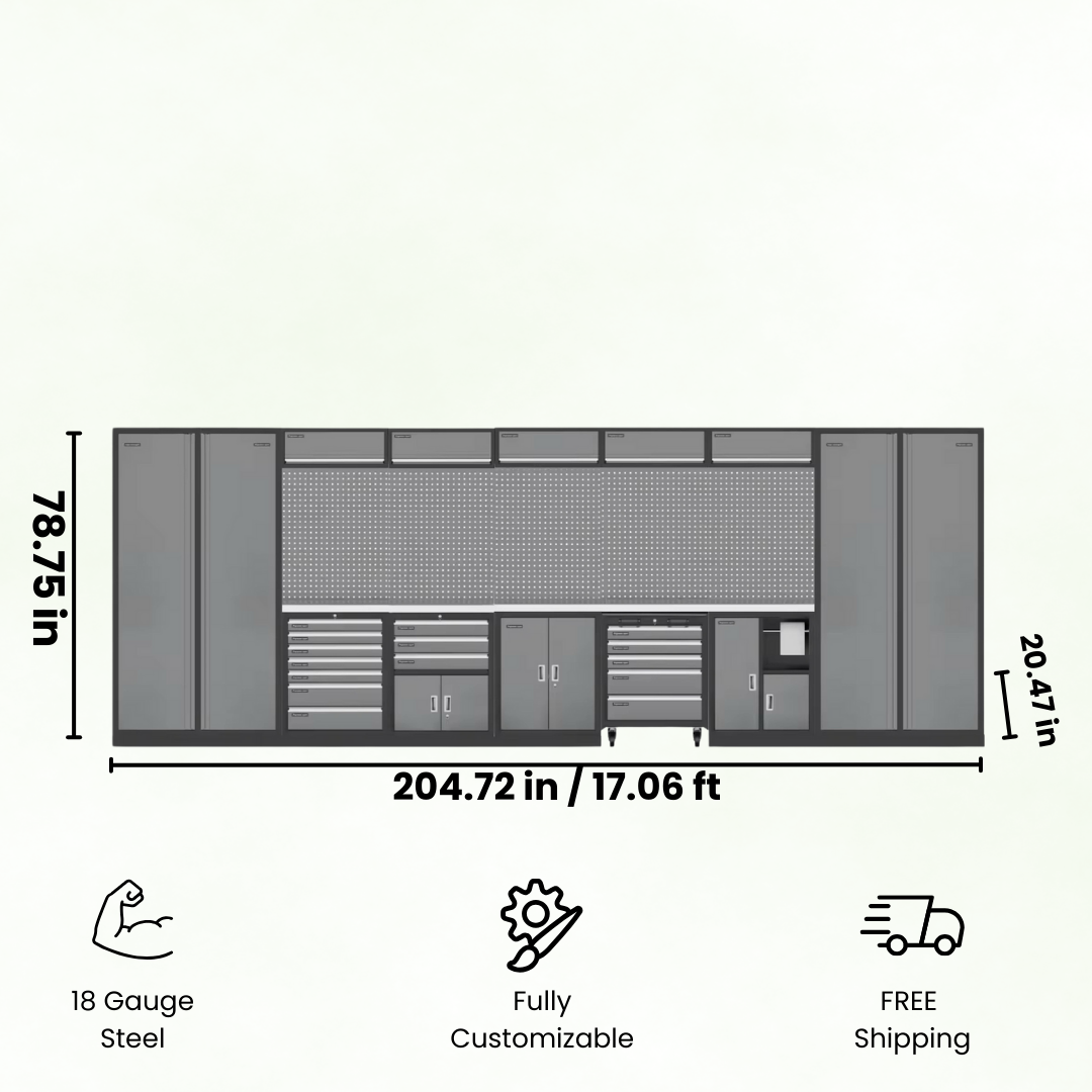 Tru-Strength Garage Cabinets - 18 Gauge Welded Garage Cabinets