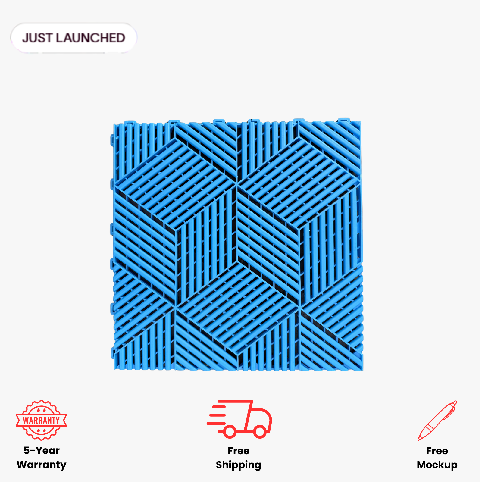 CYBER — 3D Futuristic Garage Tile