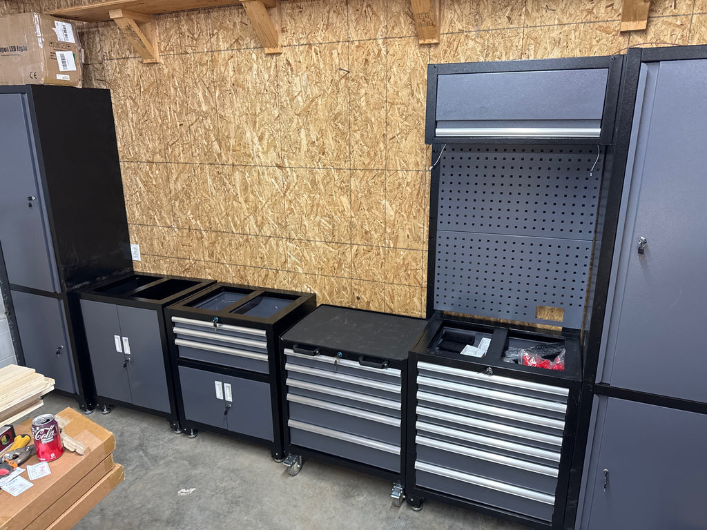 Tru-Strength Garage Cabinets - 18 Gauge Industrial Welded Garage Cabinets