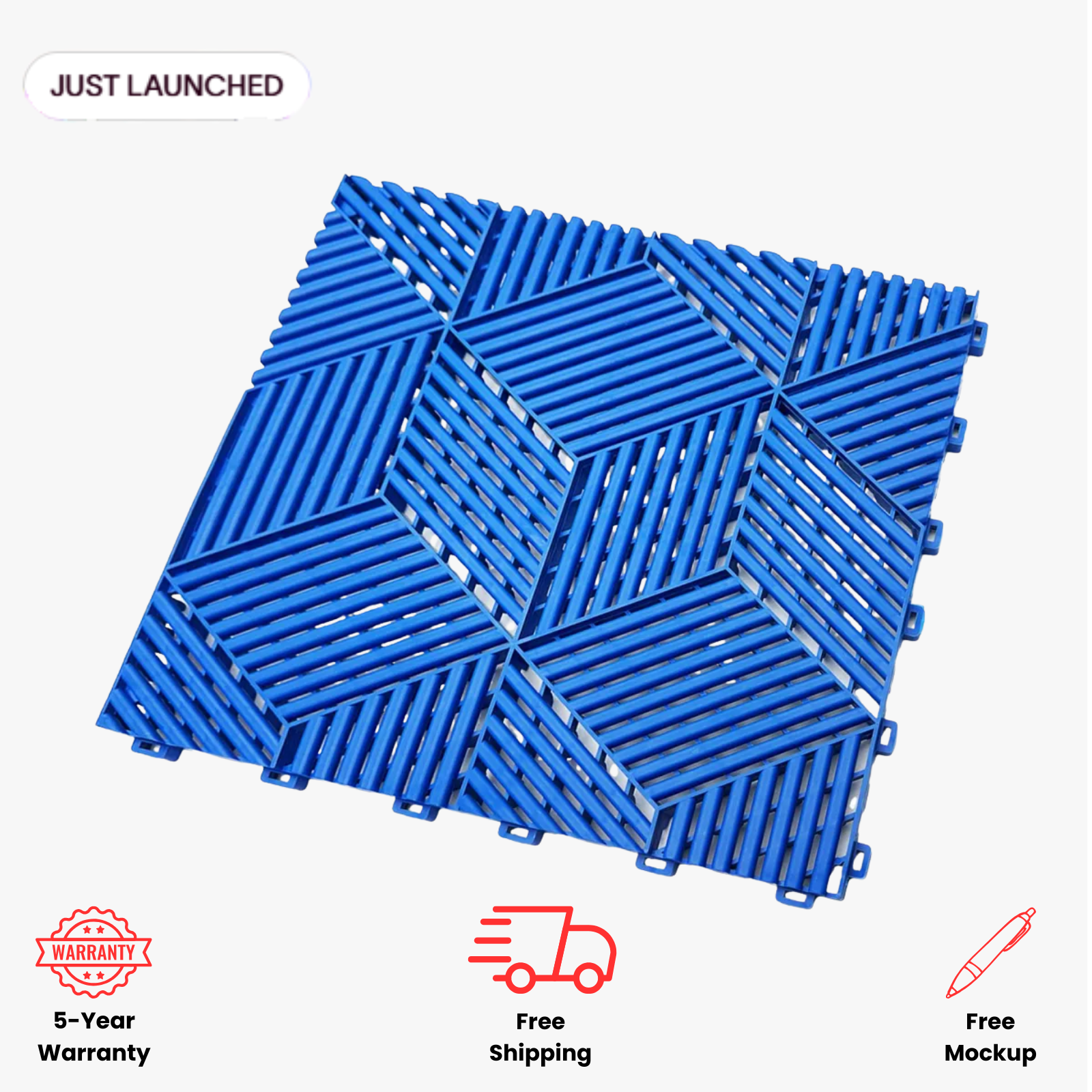 CYBER — 3D Futuristic Garage Tile