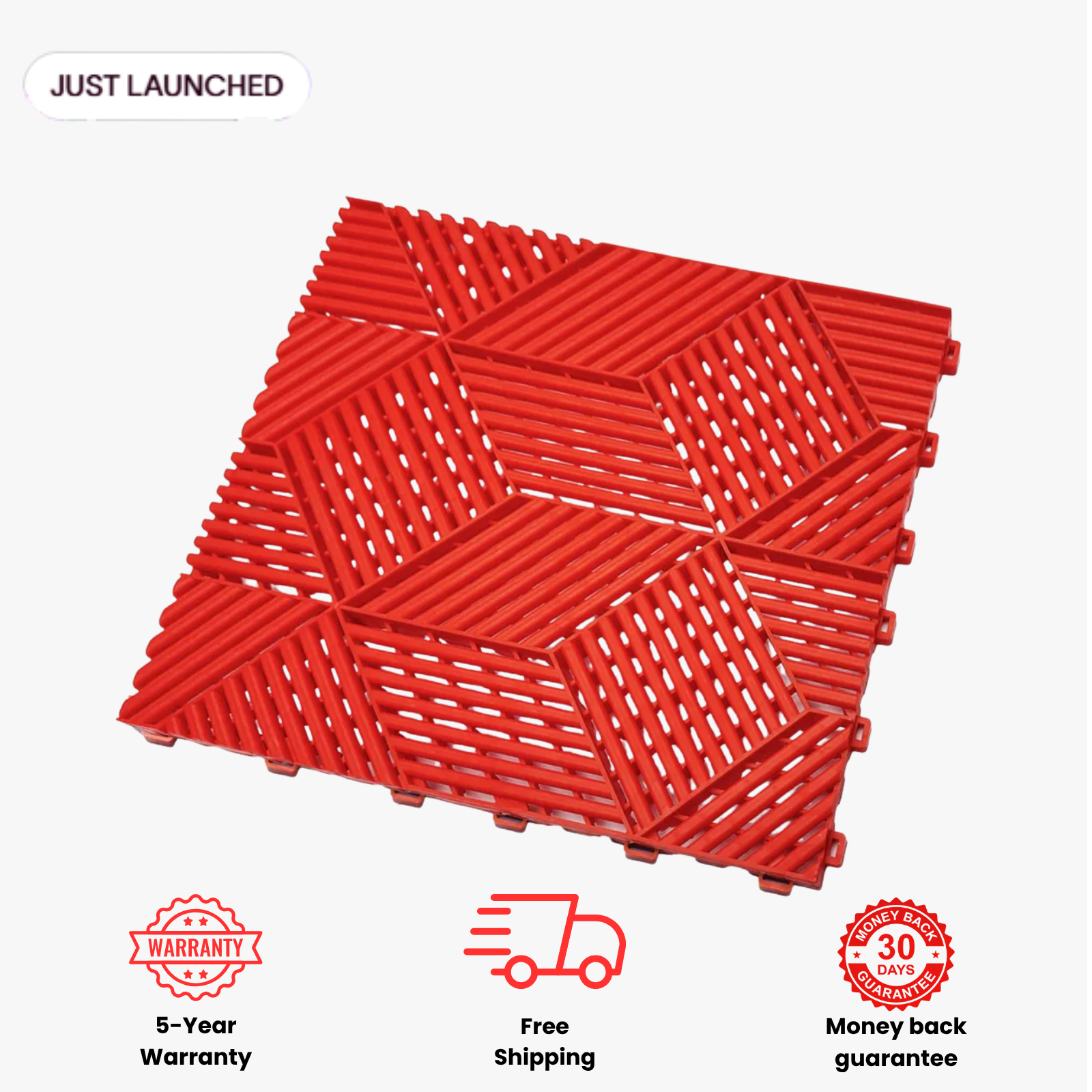 CYBER — 3D Futuristic Garage Tile