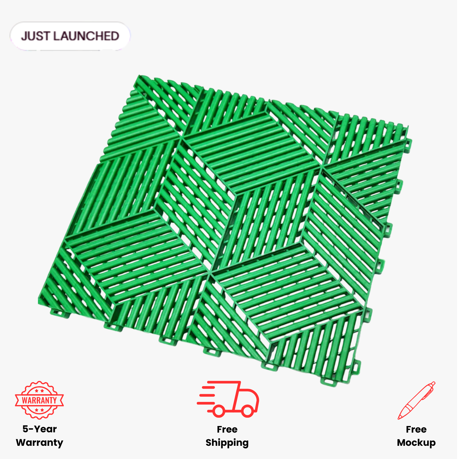 CYBER — 3D Futuristic Garage Tile