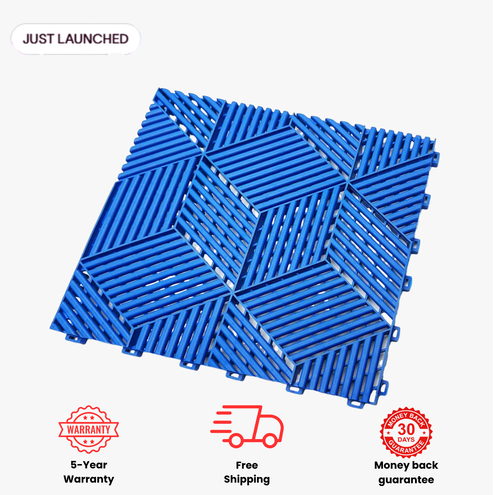 CYBER — 3D Futuristic Garage Tile