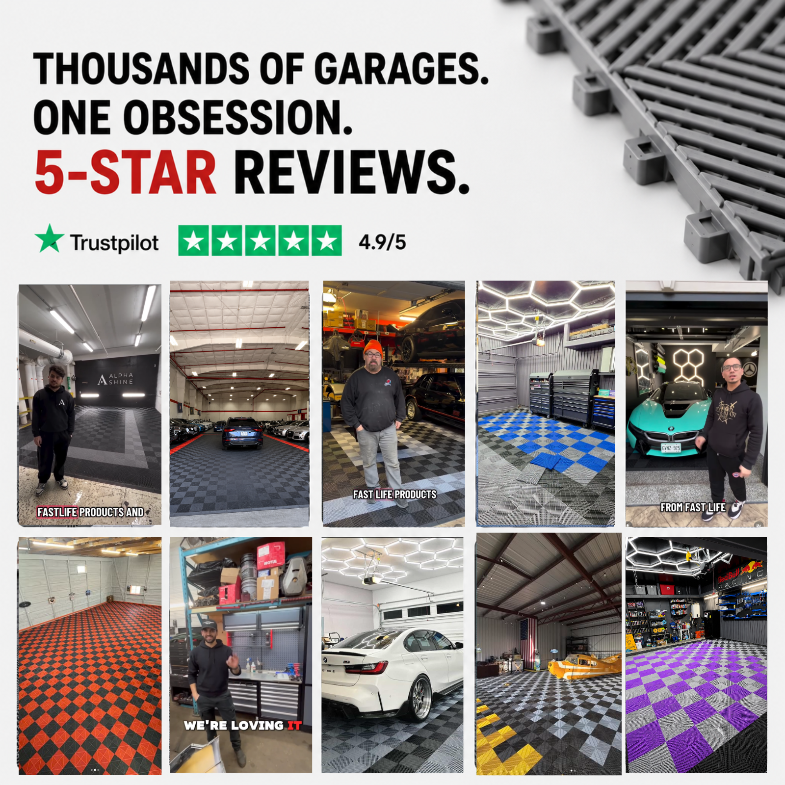 APEX — Premium Vented Garage Tile