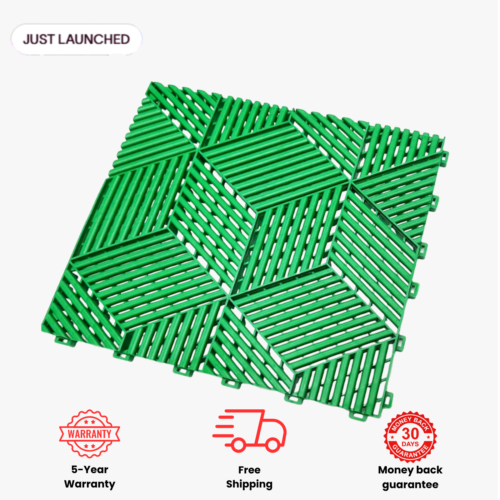 CYBER — 3D Futuristic Garage Tile