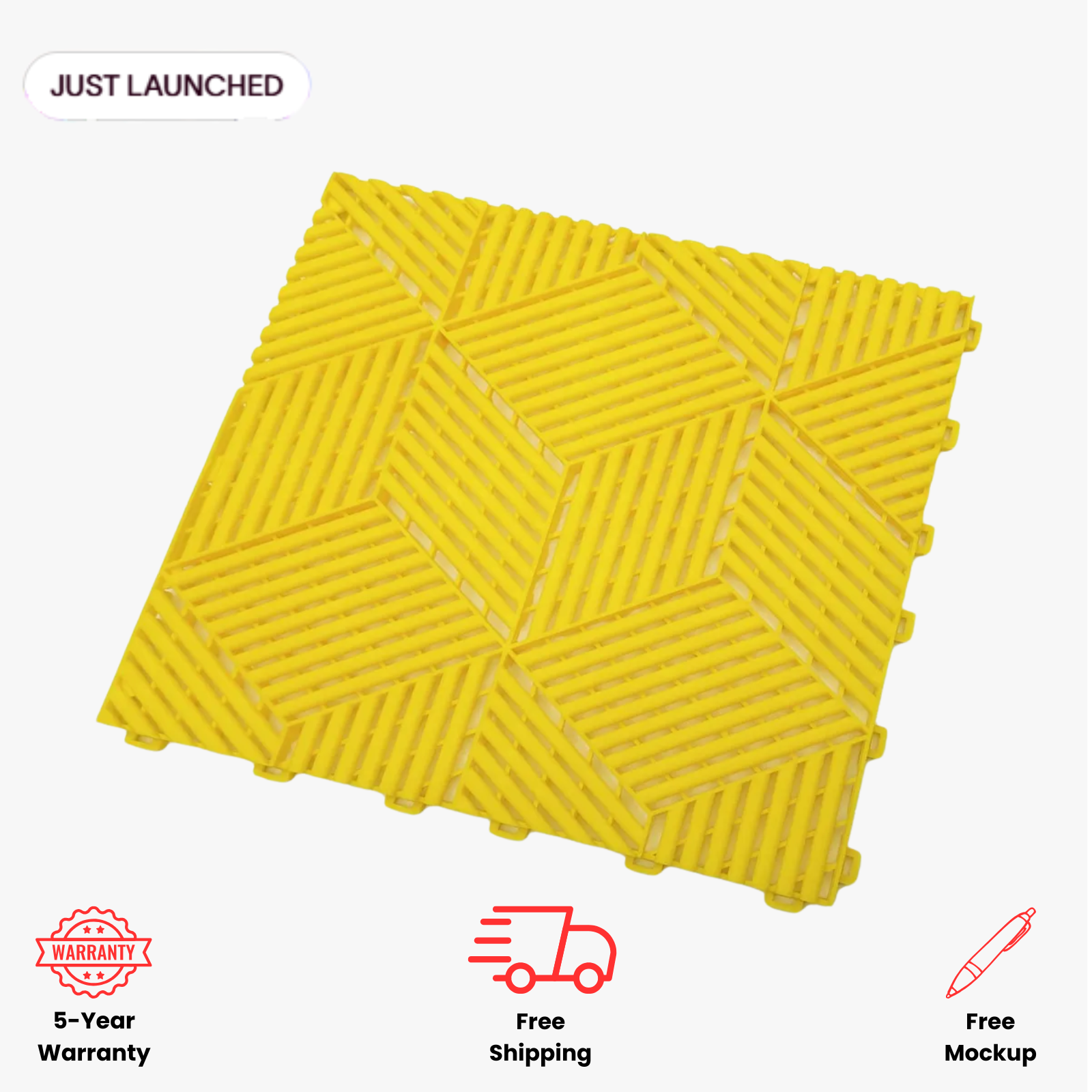 CYBER — 3D Futuristic Garage Tile