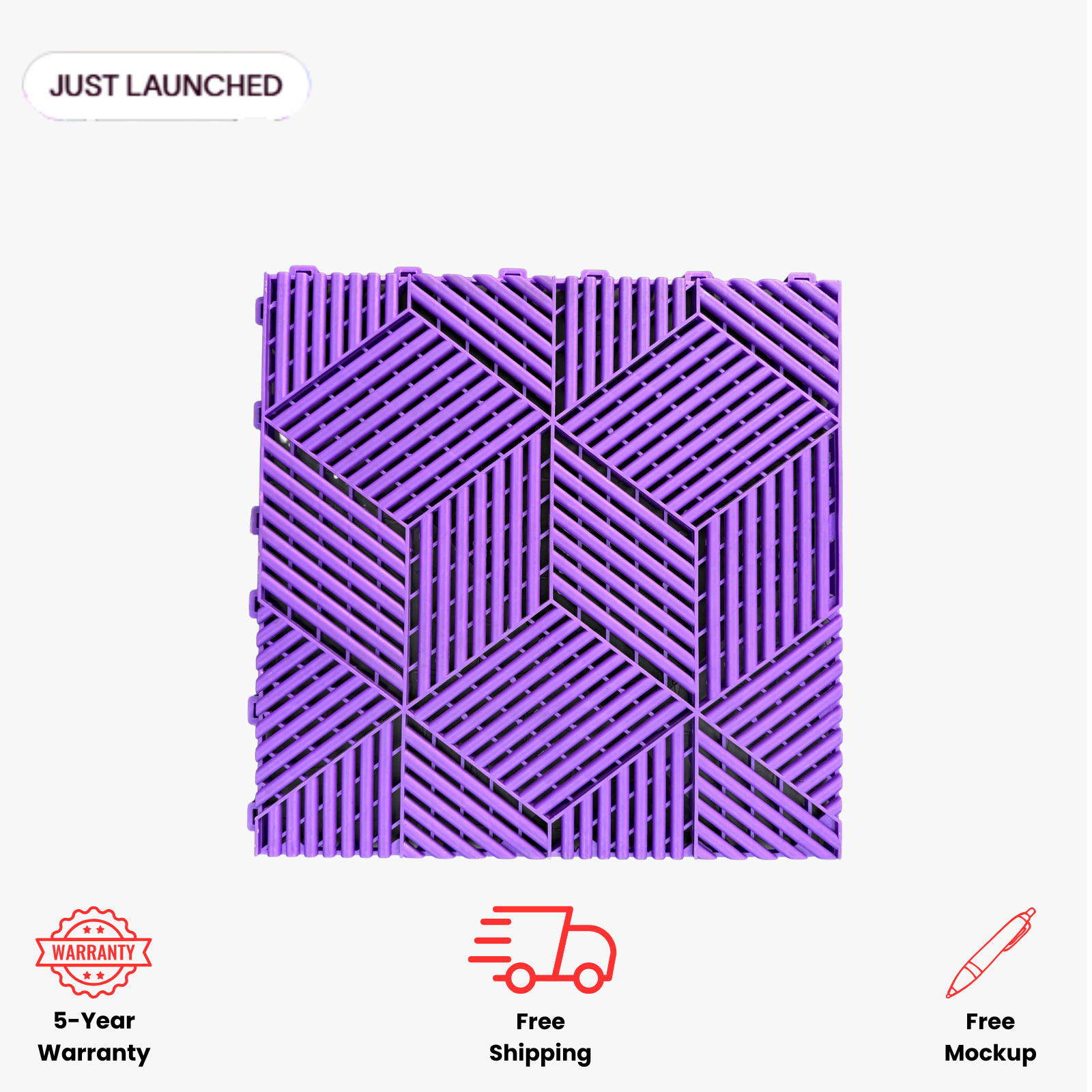 CYBER — 3D Futuristic Garage Tile