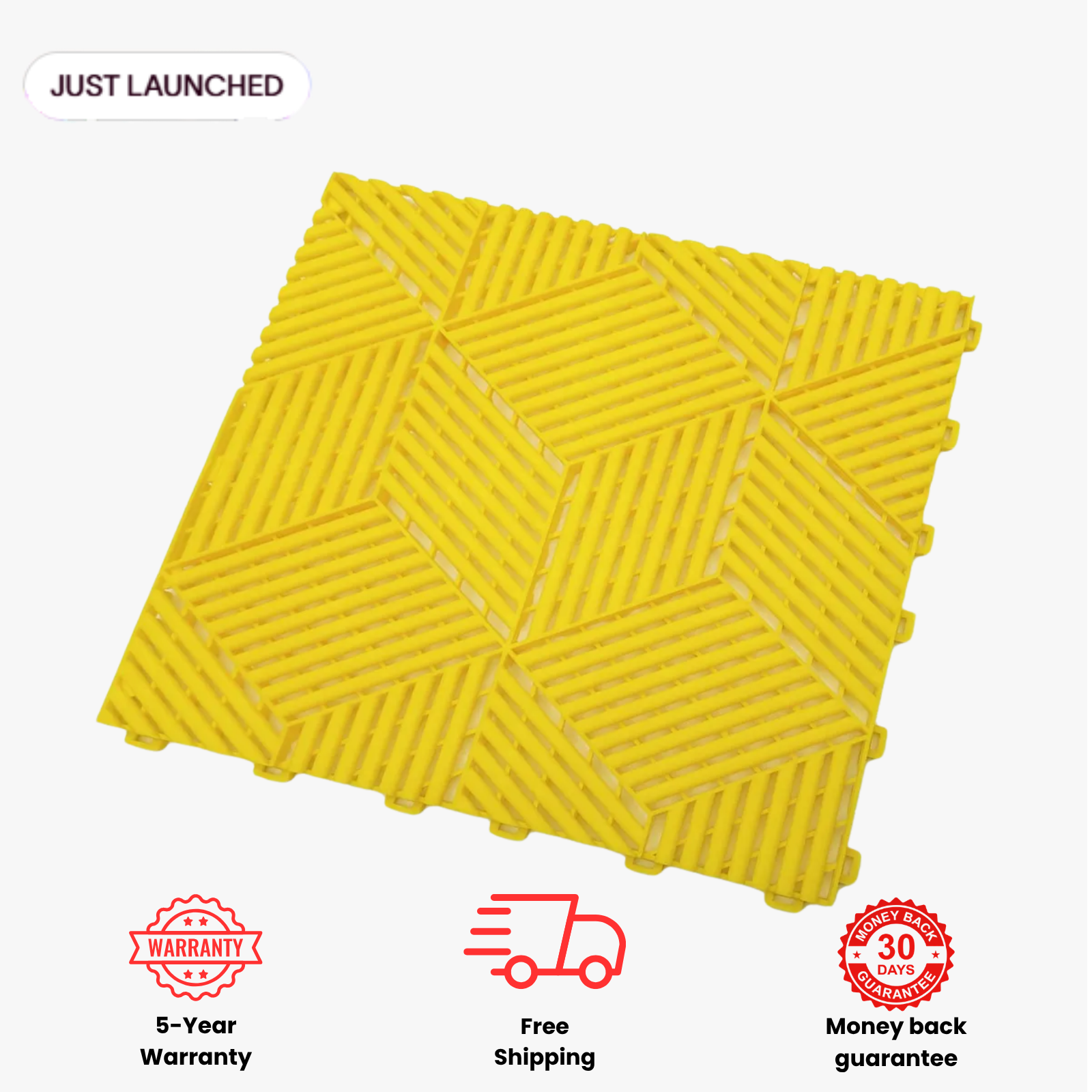 CYBER — 3D Futuristic Garage Tile