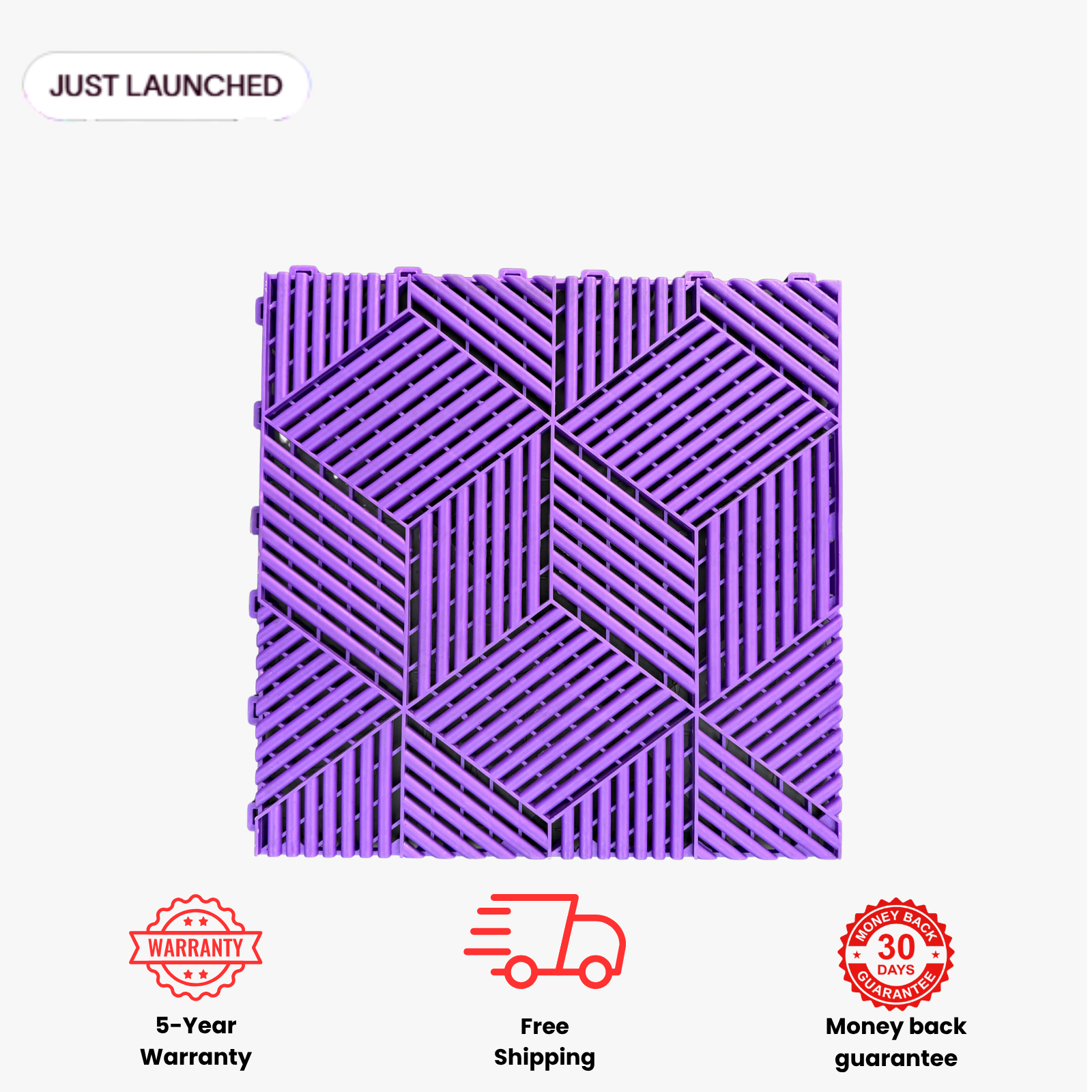 CYBER — 3D Futuristic Garage Tile