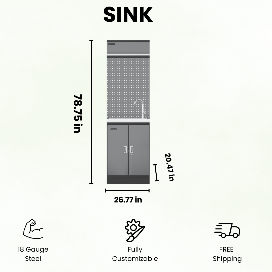 Individual Units - 18 Gauge Steel Garage Cabinet