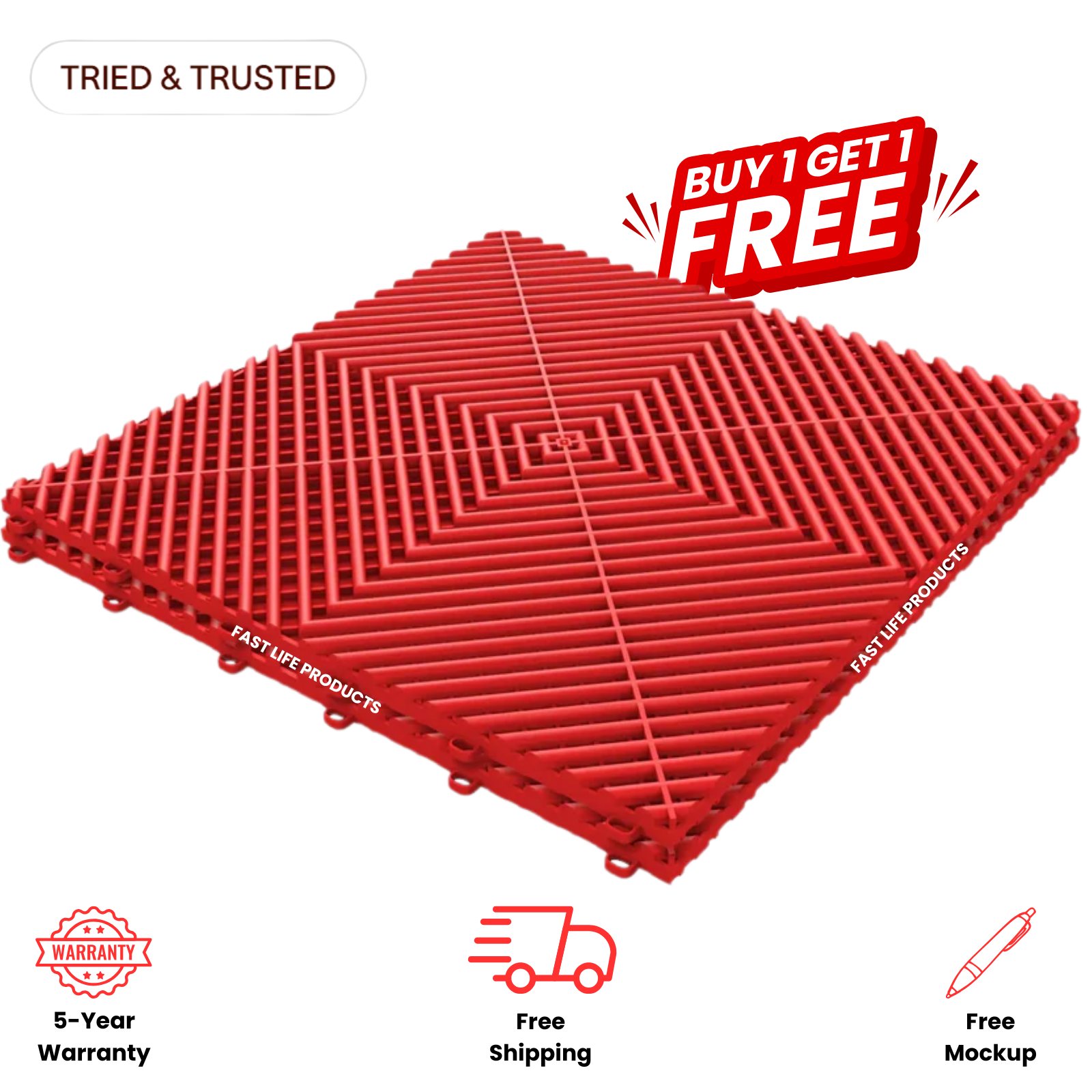 APEX — Premium Vented Garage Tile