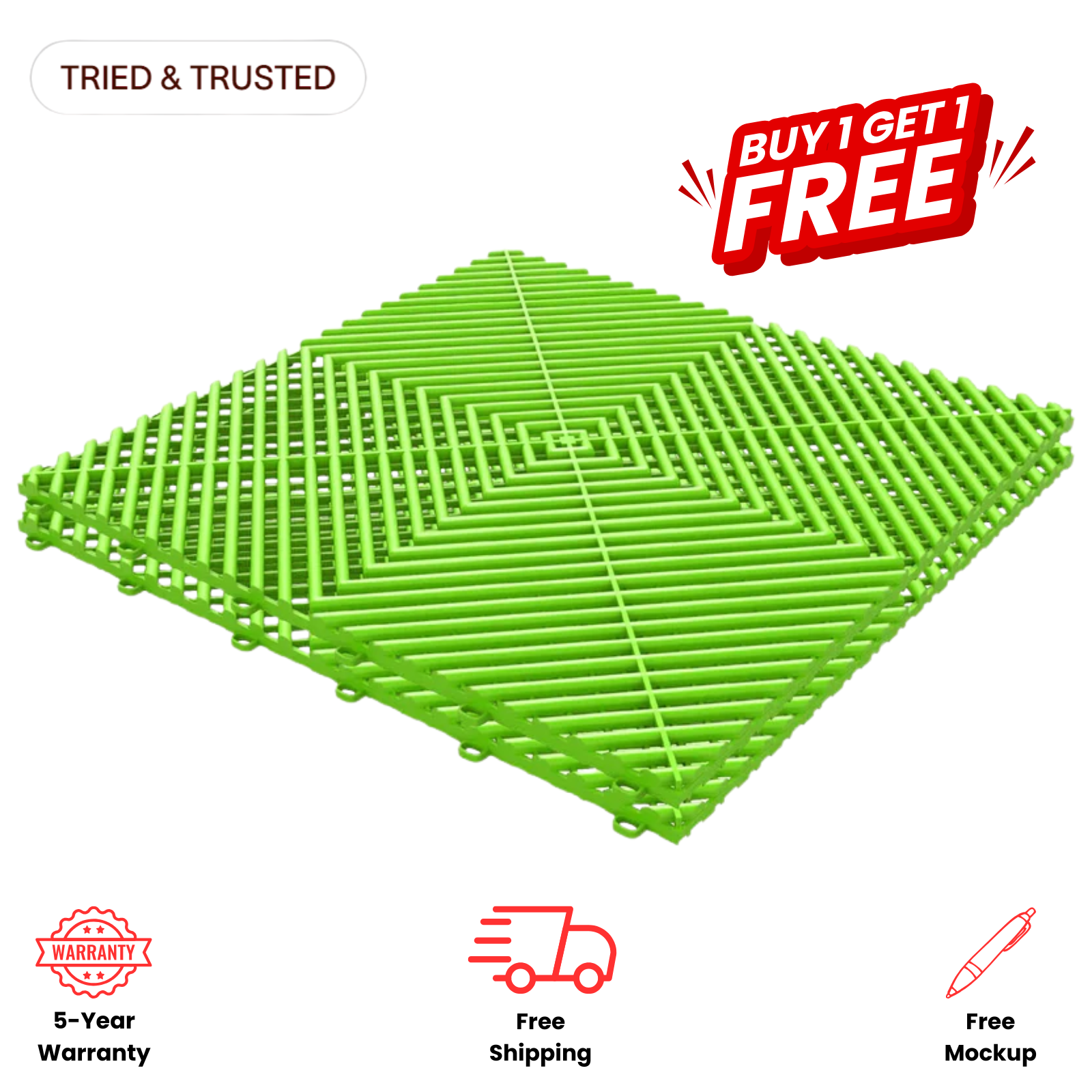 APEX — Premium Vented Garage Tile