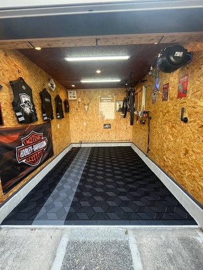 CYBER — 3D Futuristic Garage Tile