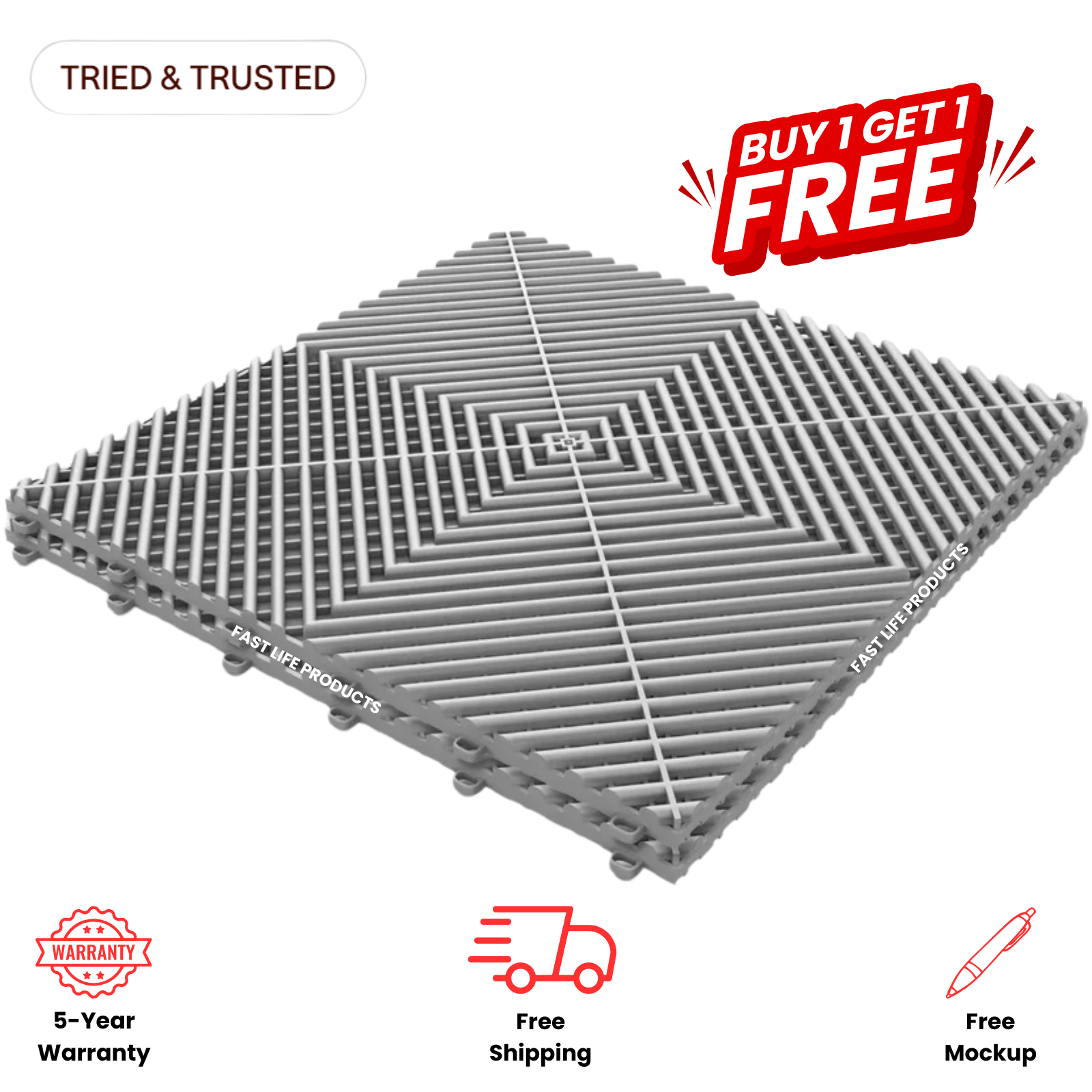 APEX — Premium Vented Garage Tile