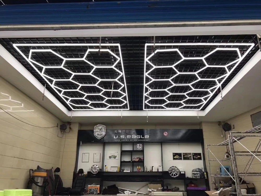 Tru-Glow Hexagon Lighting setup