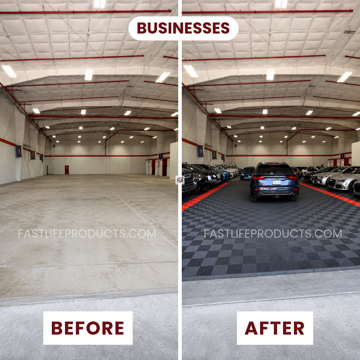 APEX — Premium Vented Garage Tile – FAST LIFE PRODUCTS