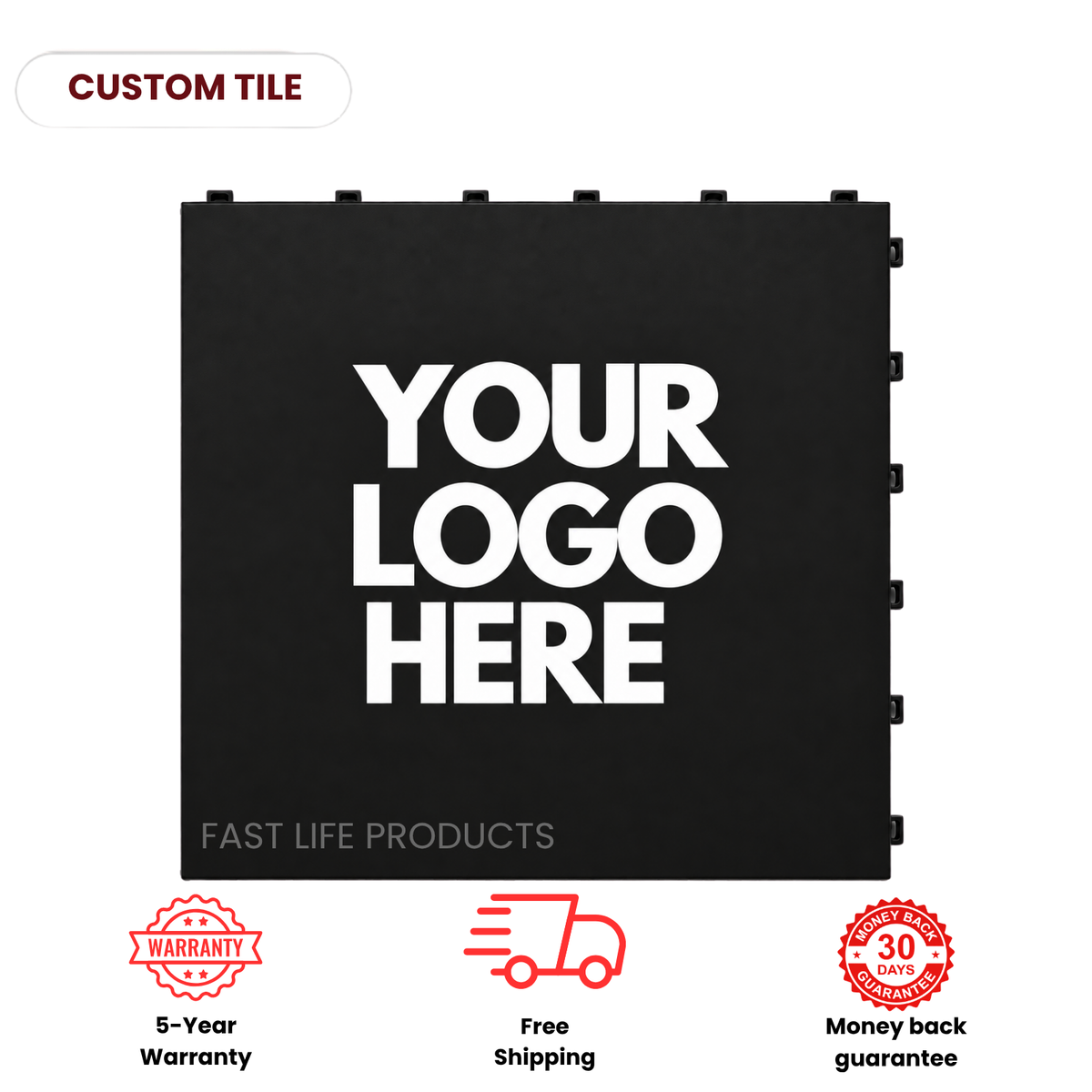 APEX LOGO - Custom Logo Garage Tile