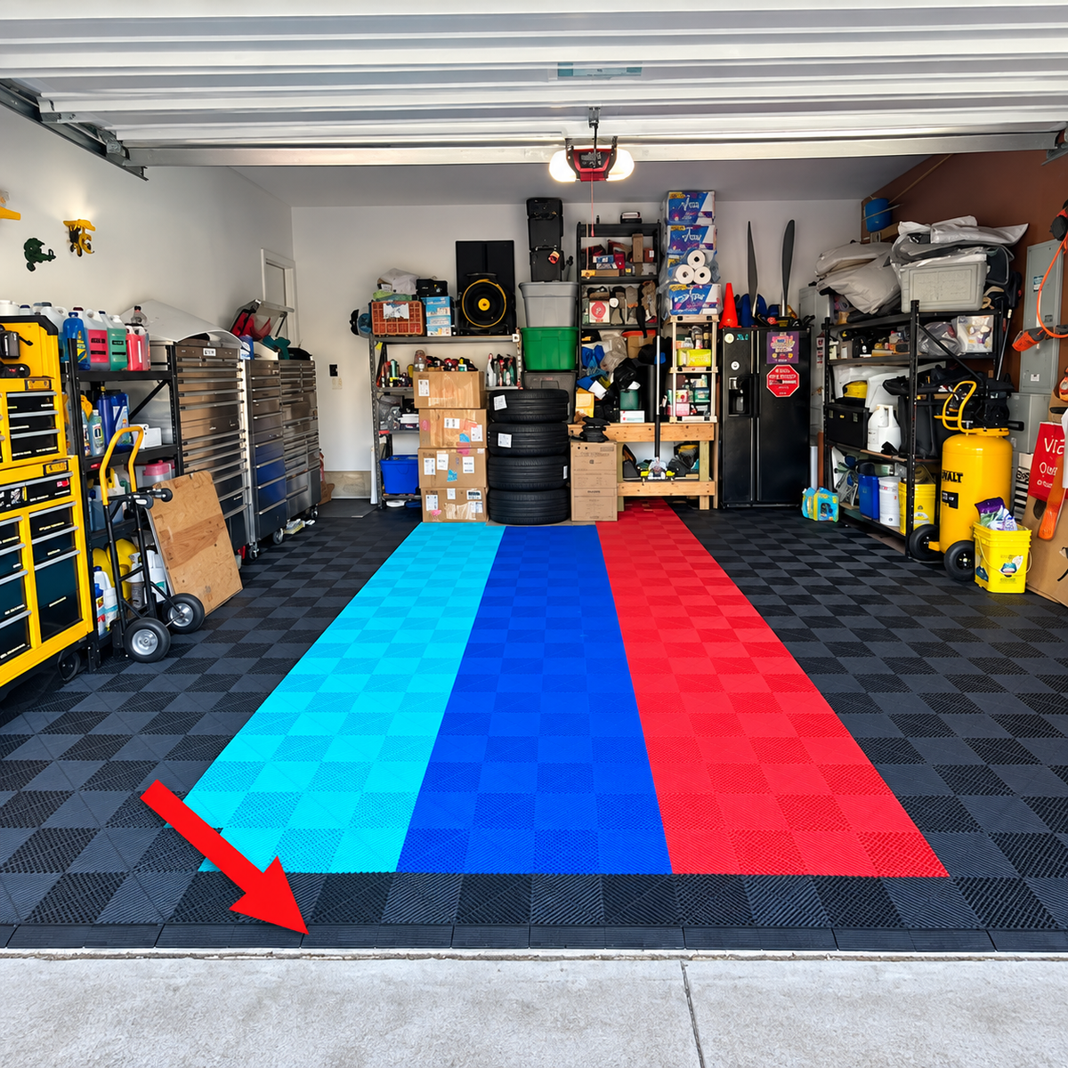 Tru-Flow Garage Tiles Edge Ramp