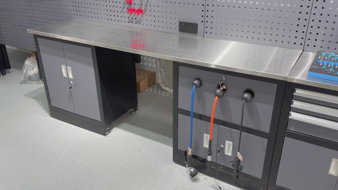 Tru-Strength Garage Cabinets - 18 Gauge Industrial Welded Garage Cabinets