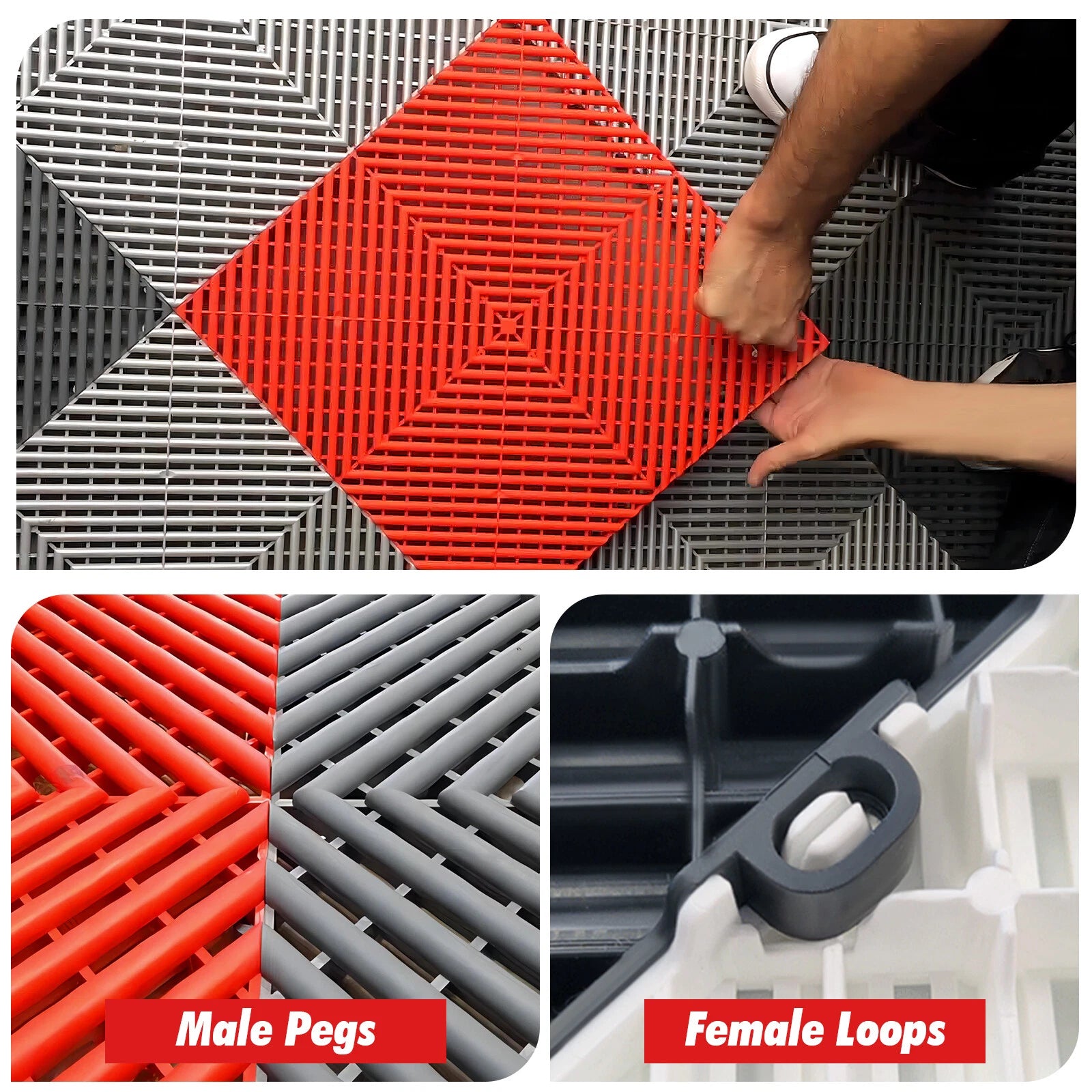 Tru-Flow Garage Tiles XL ($2.37 / sqft)