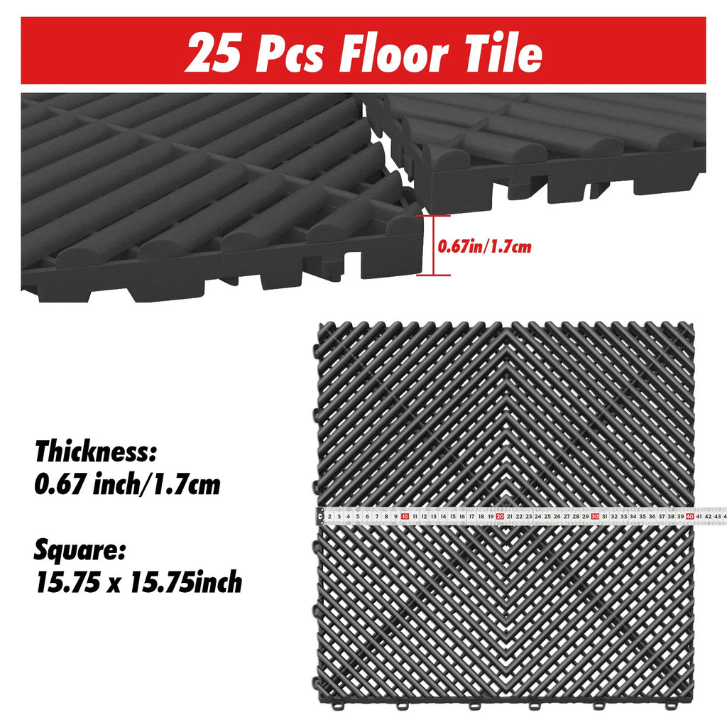 Tru-Flow Garage Tiles XL ($2.37 / sqft)